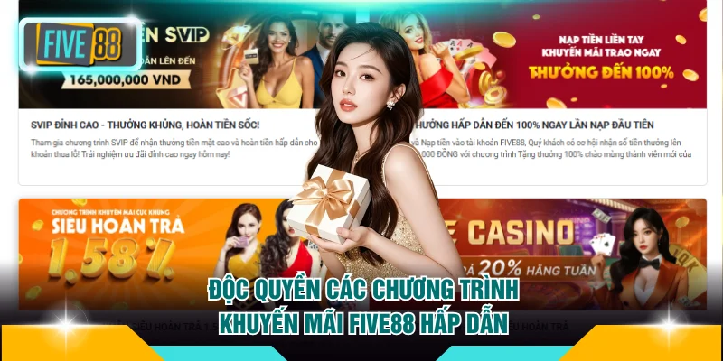 Trang chủ Five88 21 Độc quyền các chương trình khuyến mãi FIVE88 hấp dẫn