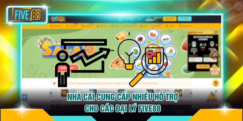 Đại lý FIVE88 2 Nhà cái cung cấp nhiều hỗ trợ cho các đại lý FIVE88