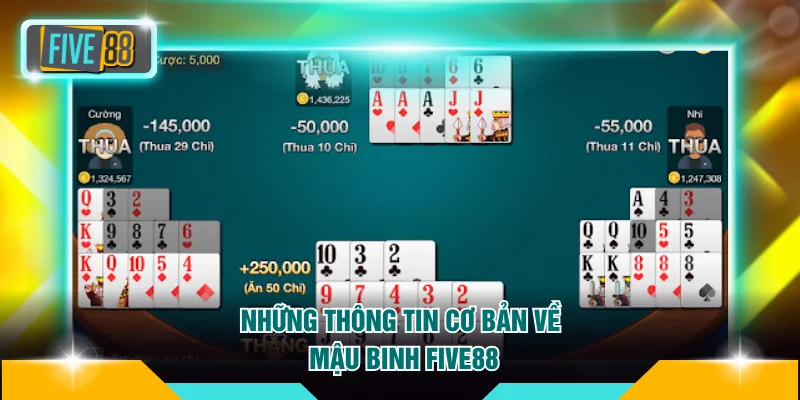 Cách Nhớ Thứ Tự Bài Mậu Binh FIVE88 Giúp Bạn Luôn Thắng Lớn 2 Những thông tin cơ bản về Mậu Binh FIVE88
