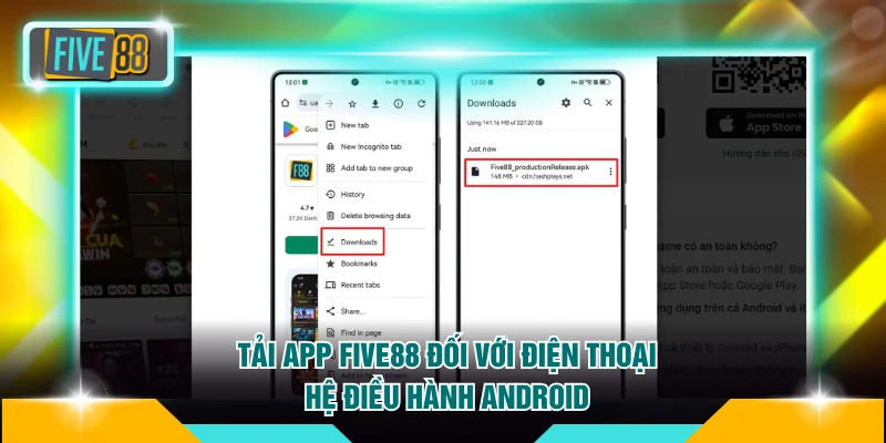 Tải app FIVE88 2 Tải app FIVE88 đối với điện thoại hệ điều hành Android