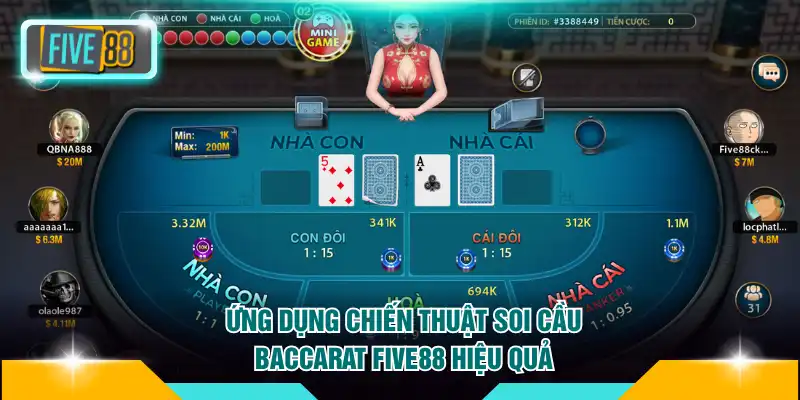 Chiến Thuật Soi Cầu Baccarat FIVE88 - Tips Hay Từ Cao Thủ 2 Ứng dụng chiến thuật soi cầu baccarat Five88 hiệu quả