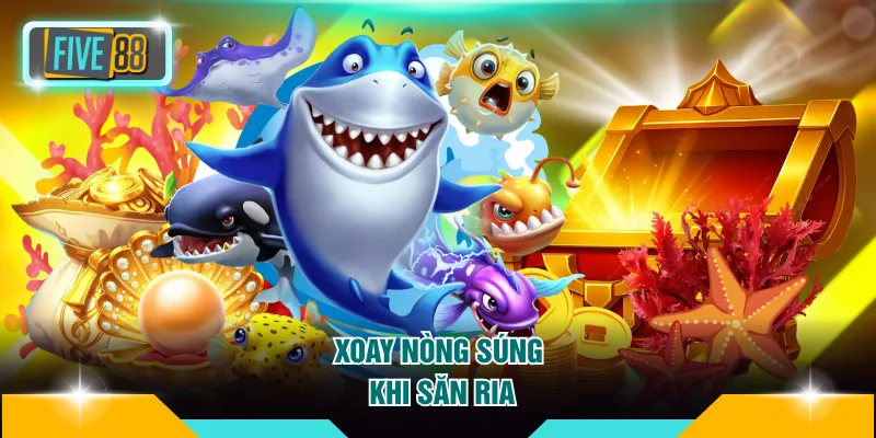 Xoay nòng súng khi săn ria